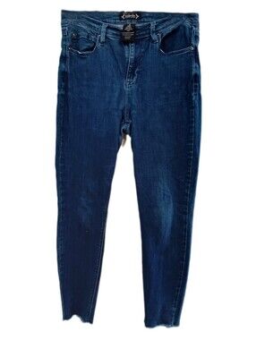 Dark Blue Women's High-Rise Skinny Jeans